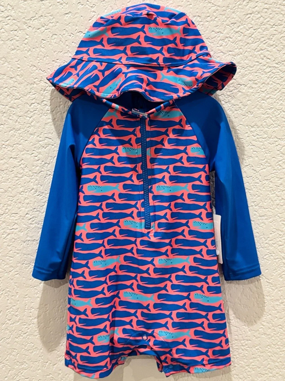 ADVENTUREWEAR 360 Baby Boys Rashguard One-Piece Swimsuit. Size 12M